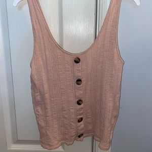 american eagle pink tank top